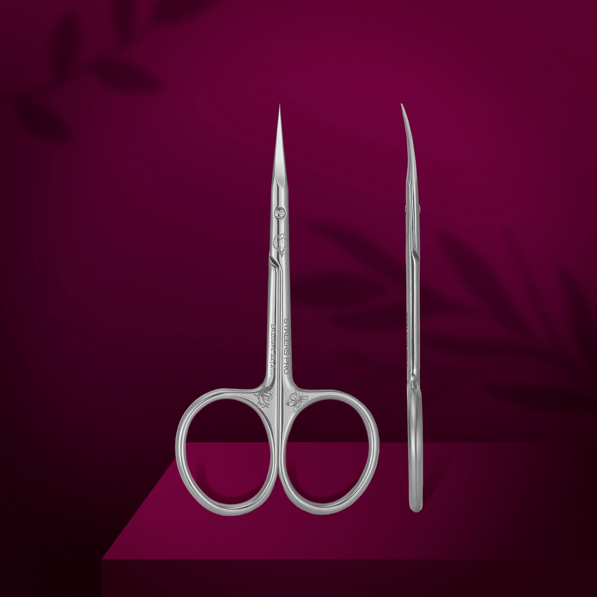 Professional cuticle scissors Staleks Pro Exclusive 22 Type 2 (Magnolia) image 0